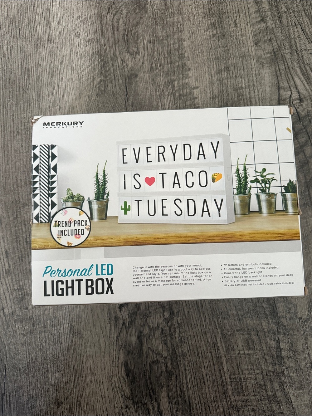 Merkury Innovations Personal LED Light Box - White - Picture 2 of 12